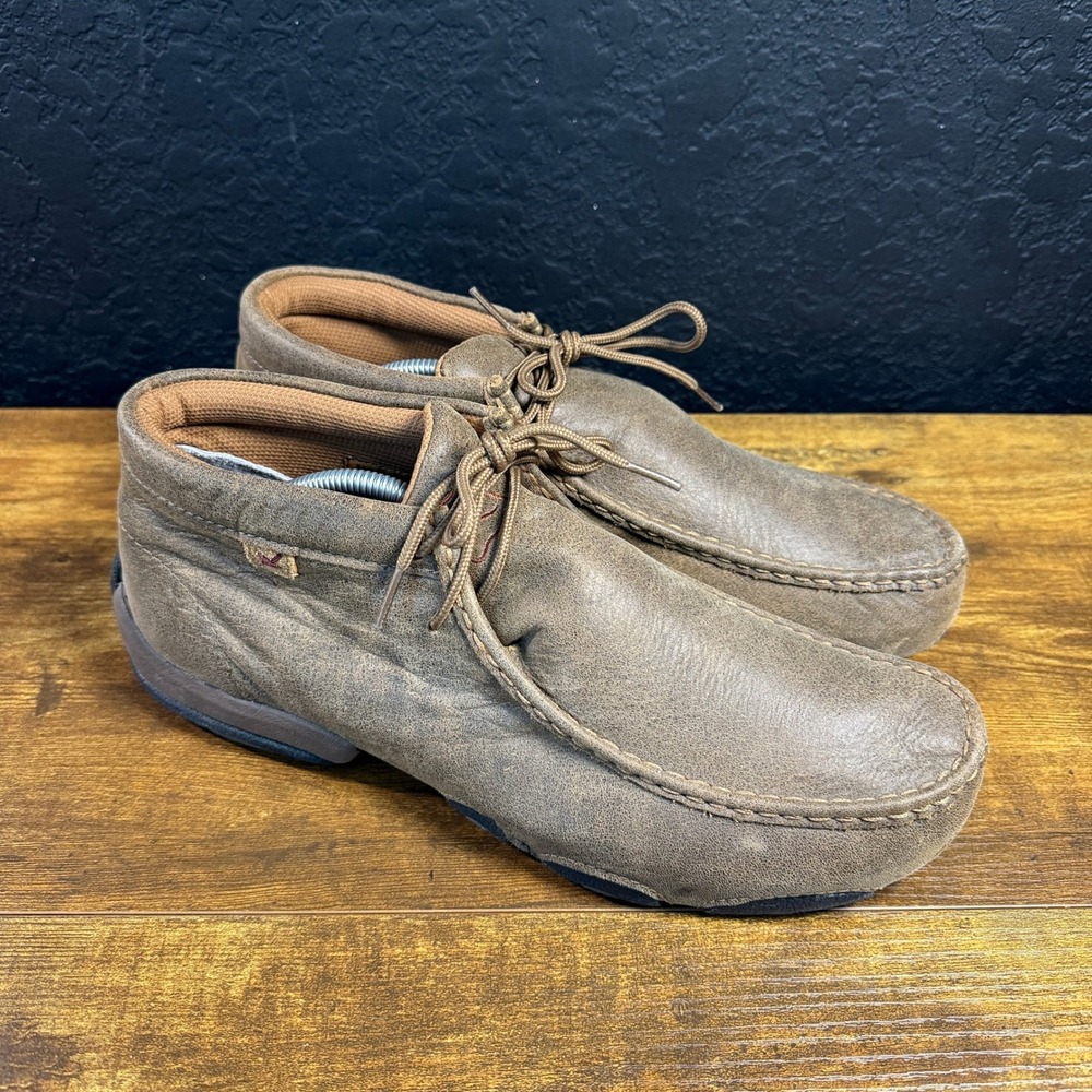 Twisted X Driving Moc MDM0003 Brown Leather Shoes Mens 11M
